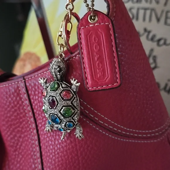 Coach Hamptons Barbie Pink Pebbled Leather Shoulder Bag Is 20yrs Old  In EUC - Picture 5 of 17